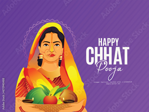 Chhat Pooja is a Hindu festival, mainly celebrated in the Indian states of Bihar and Uttar Pradesh, 
 Means dedicated to the worship of the Sun God and Chhathi Maiya