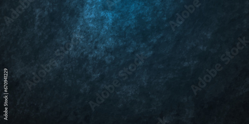 Abstract blue distressed Rough texture grunge concrete background. Textured dark stone black grunge background, old grunge background. Chalk board and Black board grunge backdrop background. © armans
