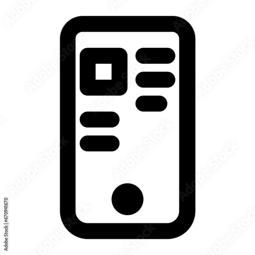 shopping page Icon Vector. Flat black symbol. Pictogram is isolated on a white background. Designed for web and software interfaces.