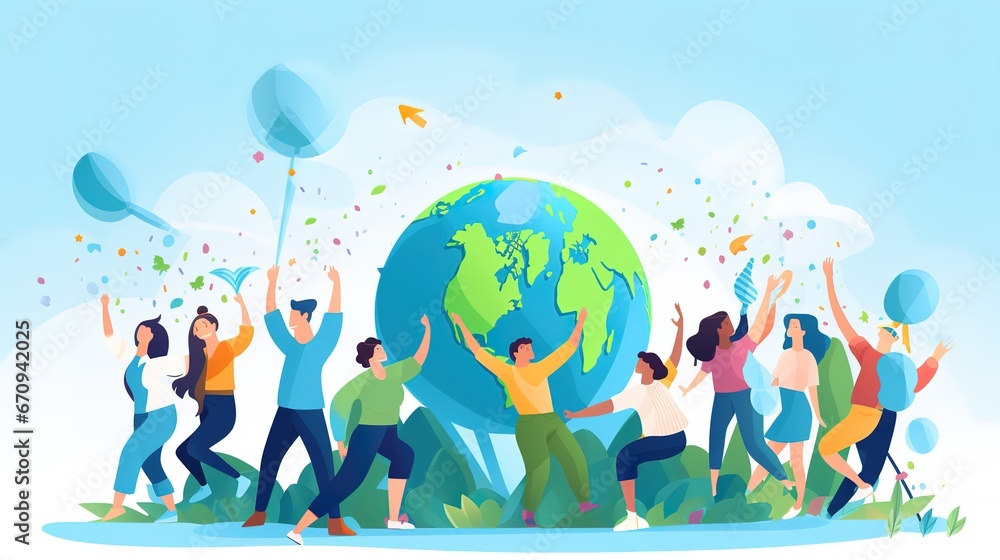 Cartoon campaign illustrations to celebrate Women Entrepreneurs Day,generated with AI. Cartoon campaign illustrations to celebrate Women Entrepreneurs Day,generated with AI.
