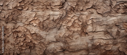 Detailed texture of the bark on a tree