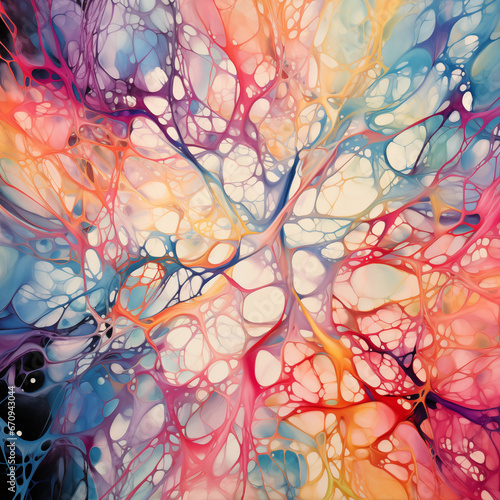 Abstract fractal background