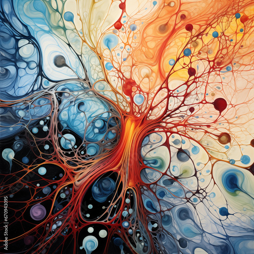 Abstract fractal background