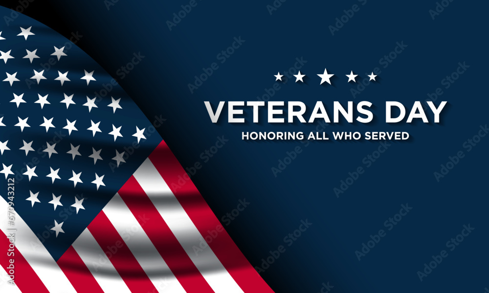 Veterans Day Background Design. - obrazy, fototapety, plakaty 
