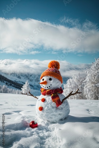 snowman of the snow