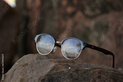 sunglasses on the beach