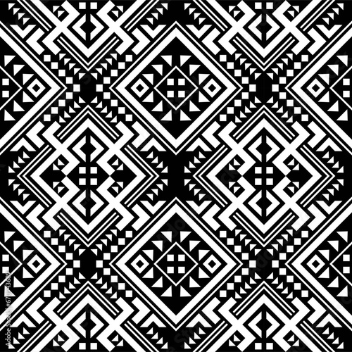 black and white seamless pattern