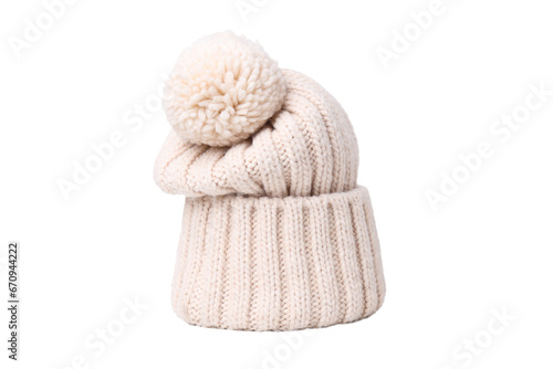 PNG,light knitted cap, isolated on white background