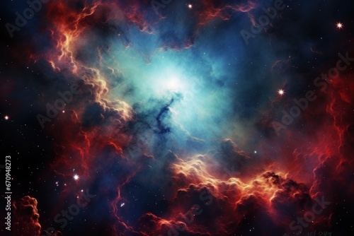 Galactic Space Nebula.