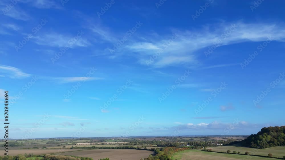 Aerial View of Beautiful Landscape of England Aerial View of Beautiful Landscape of England