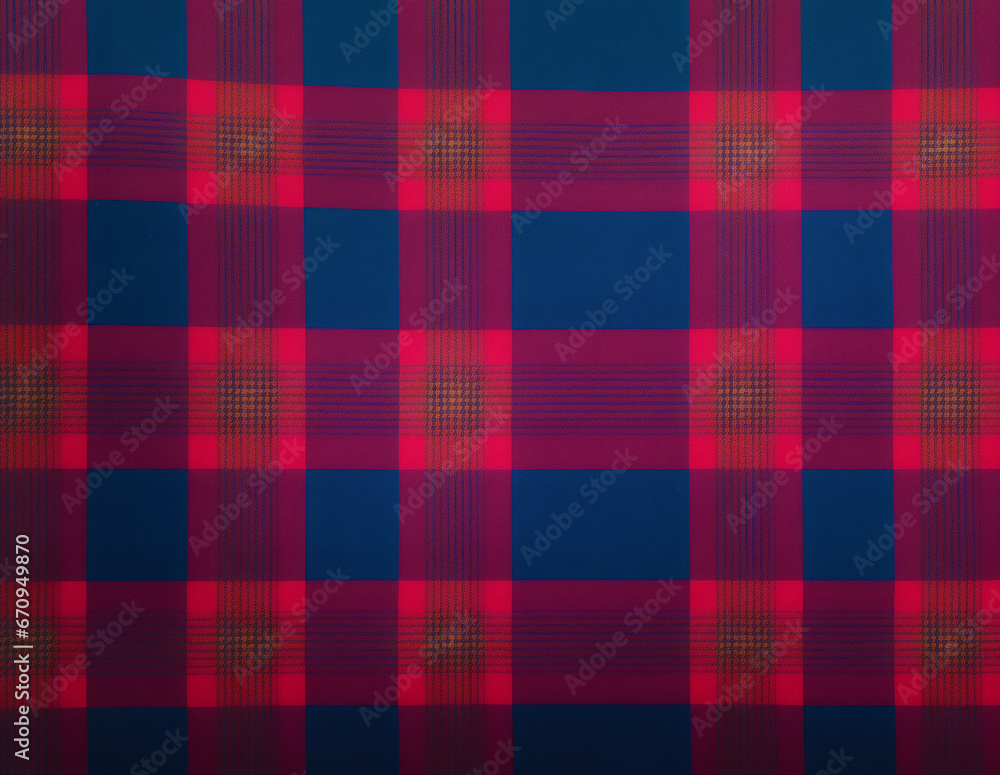 A beautiful plaid pattern background. Scottish tartan. A Fabric pattern. Generative AI A beautiful plaid pattern background. Scottish tartan. A Fabric pattern. Generative AI