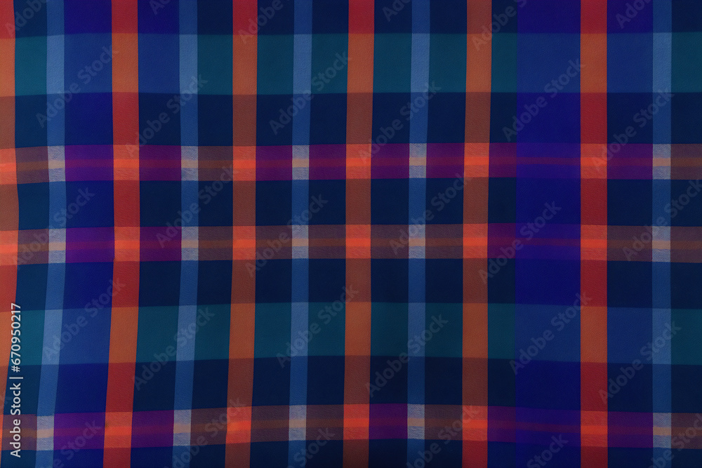 A beautiful plaid pattern background. Scottish tartan. A Fabric pattern. Generative AI A beautiful plaid pattern background. Scottish tartan. A Fabric pattern. Generative AI
