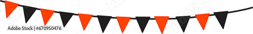 halloween pendant flag