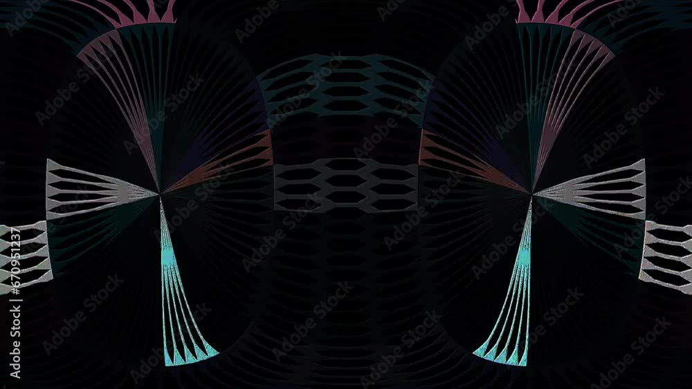 Beautiful videos that glow, shine brightly that regulate subtle movements with colorful stripes on a black background Beautiful videos that glow, shine brightly that regulate subtle movements with colorful stripes on a black background