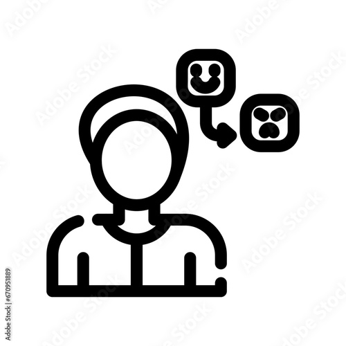 Negative Emotion Icon