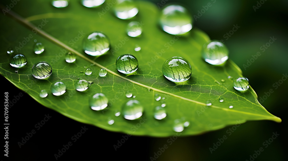 close up of raindrops resting on the surface of a leaf close up of raindrops resting on the surface of a leaf