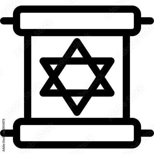 Scroll torah Icon