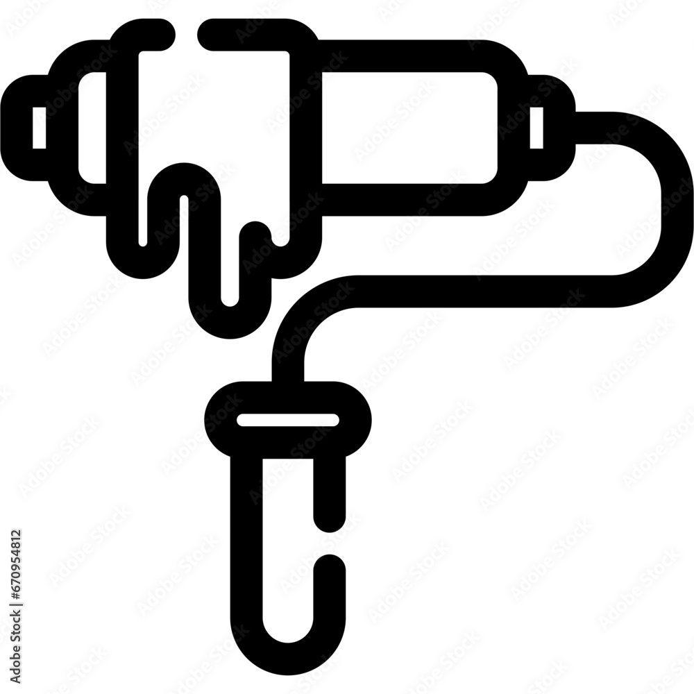 Paint Roller Icon Paint Roller Icon