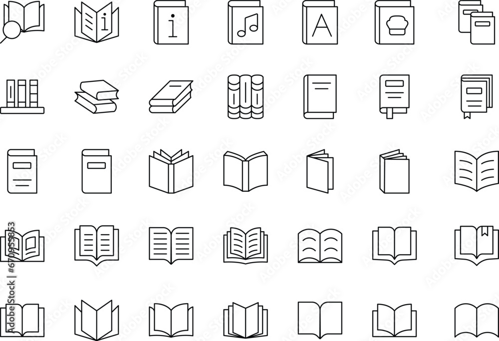 Books Vector Flat Icons Pack