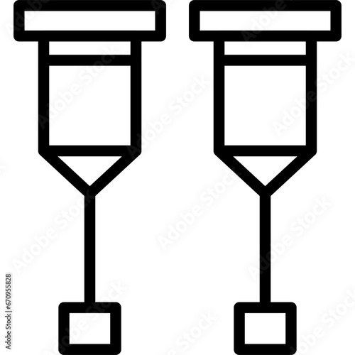 Crutches Icon