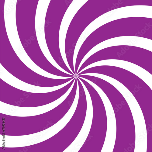 Spiral purple and white twist background