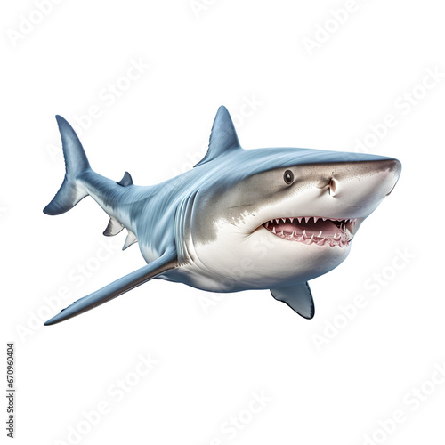 shark  isolated on transparent or white background  png