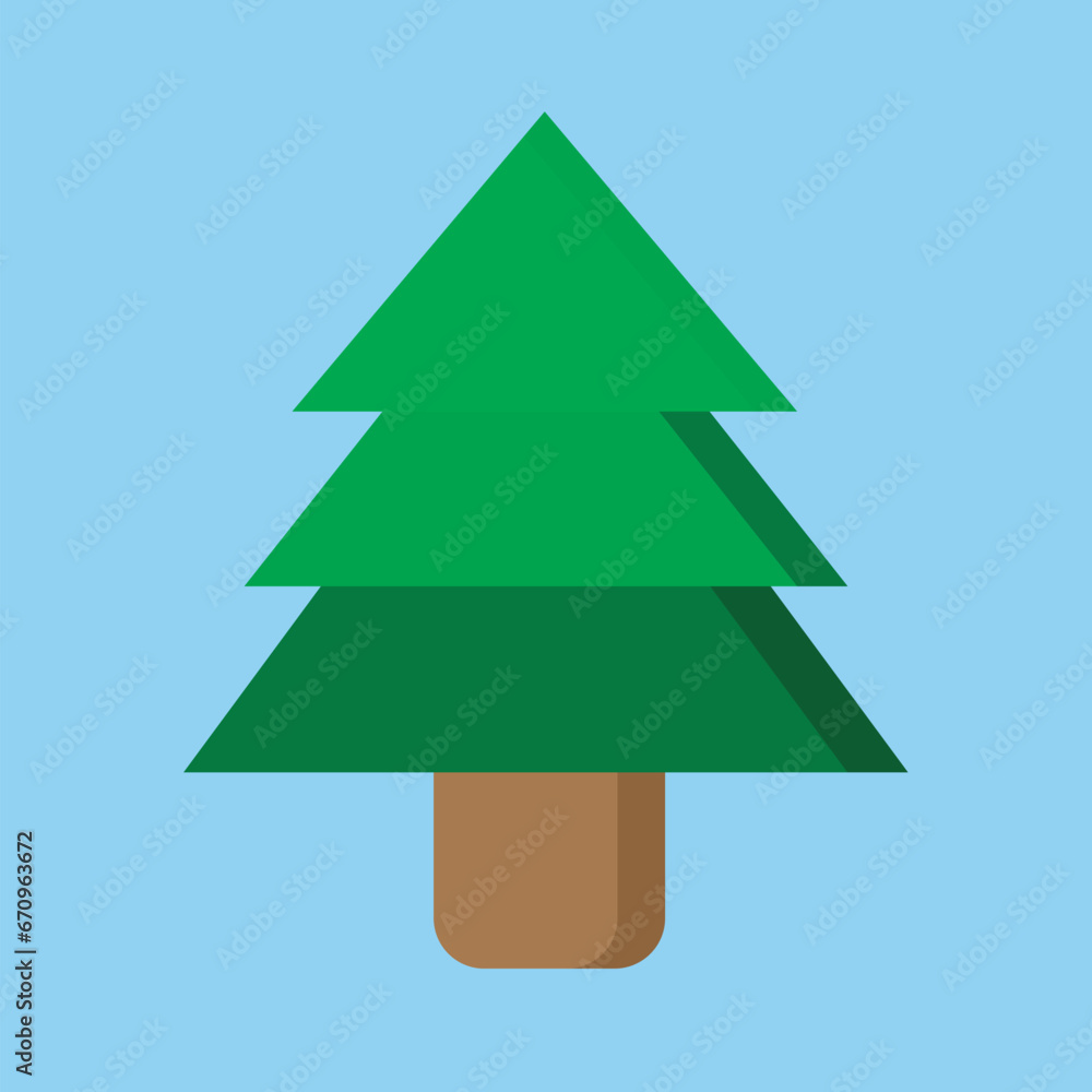 Fototapeta premium tree nature icon vector illustration