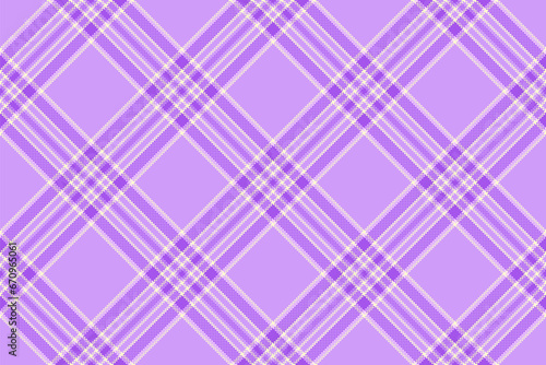 Background texture fabric of seamless plaid tartan with a vector textile pattern check.