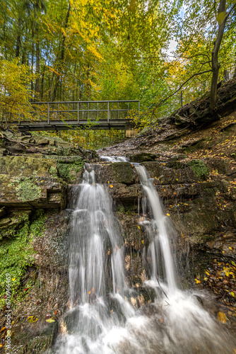 Wasserfall im Herbst