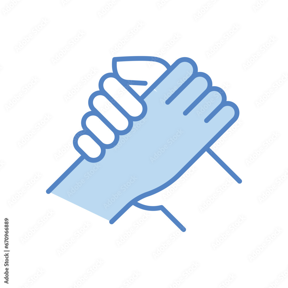 Friendship day icon isolate white background vector stock illustration. Friendship day icon isolate white background vector stock illustration.