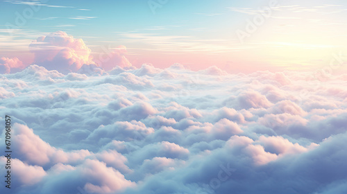 realistic inspired wallpaper artwork of clouds over the sky