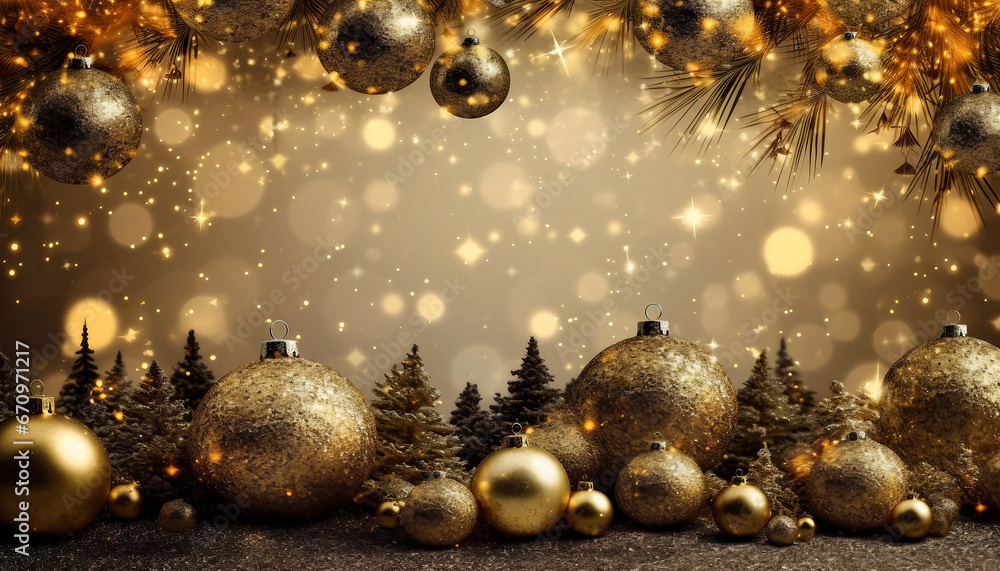 Christmas shiny balls background Christmas shiny balls background