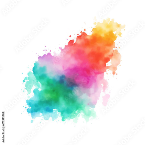colorful watercolor splashes  Watercolor background with watercolor  colorful watercolor splash