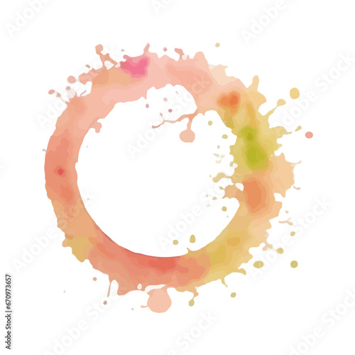 watercolor paint splashes