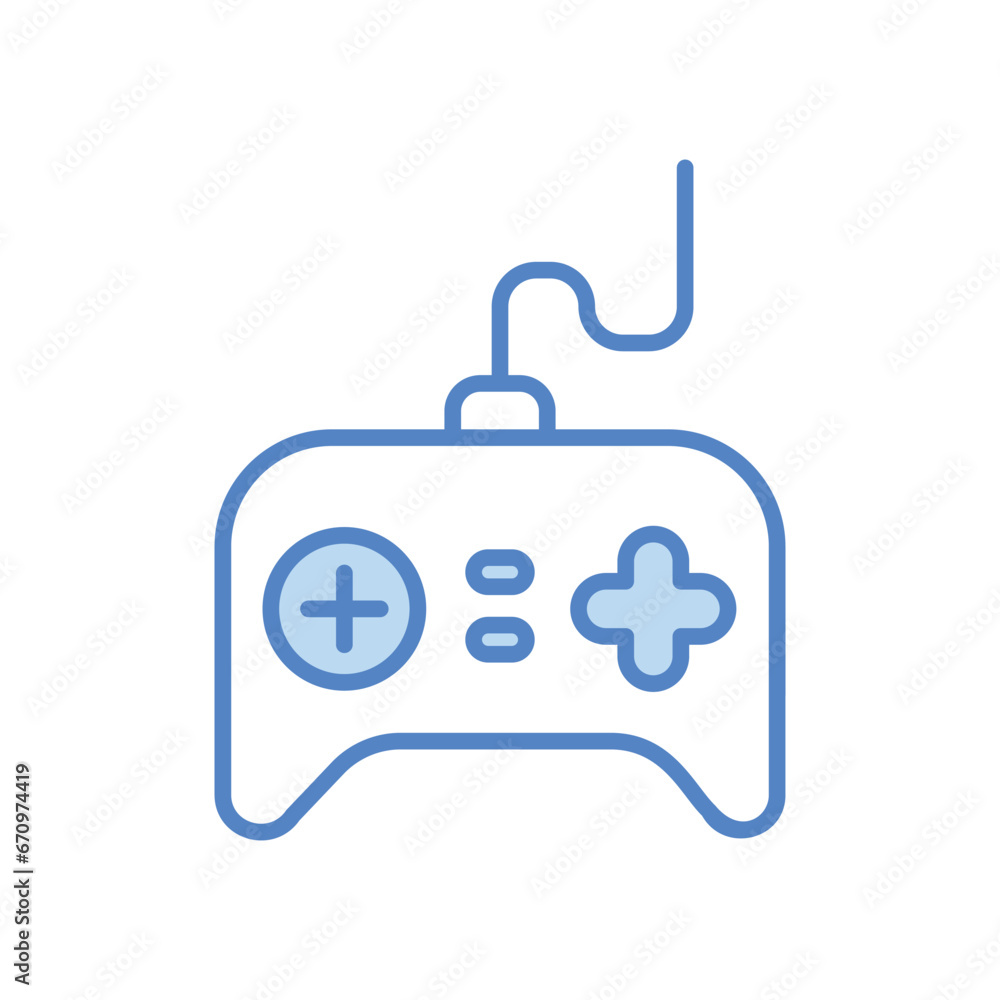 Gaming icon isolate white background vector stock illustration. Gaming icon isolate white background vector stock illustration.