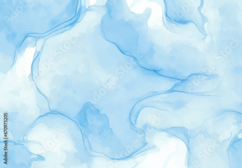 Wallpaper Mural Blue watercolor background., blue background Torontodigital.ca