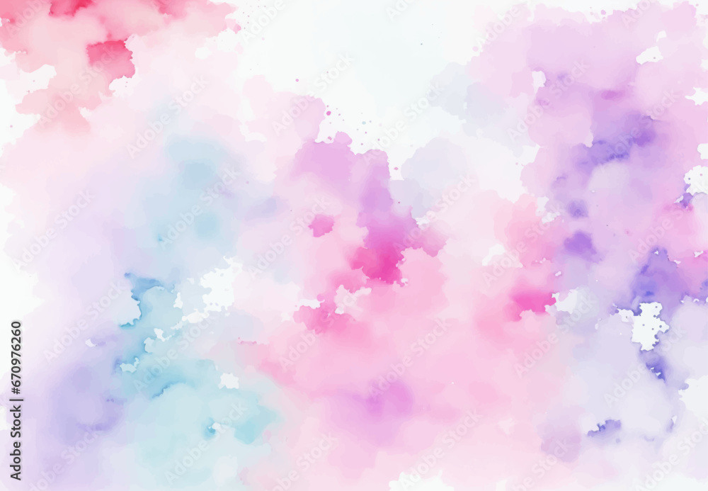 Watercolor background with splashes Watercolor background with splashes