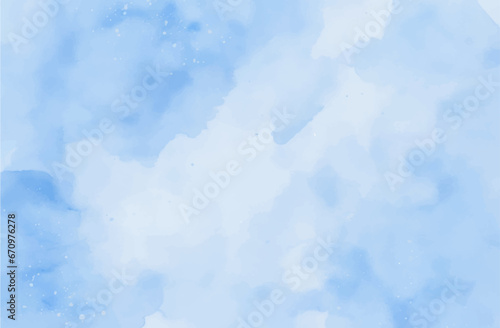 Abstract blue watercolor background with colors . watercolor scraped grungy background . This watercolor design with watercolor texture on white background