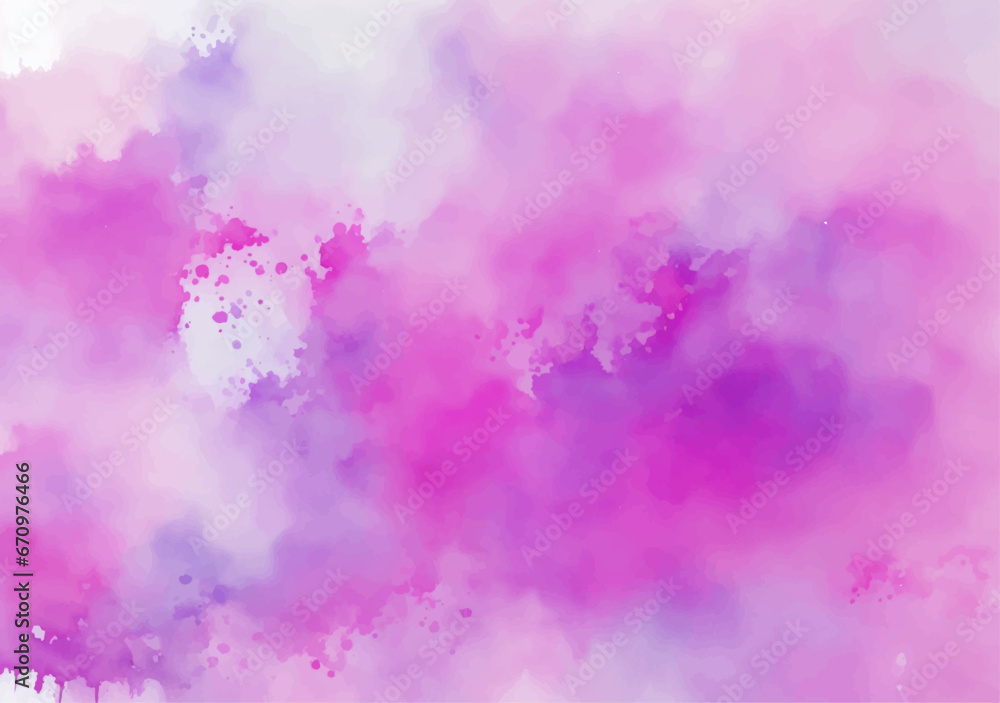 Pink watercolor abstract background. Watercolor pink background. Abstract pink texture