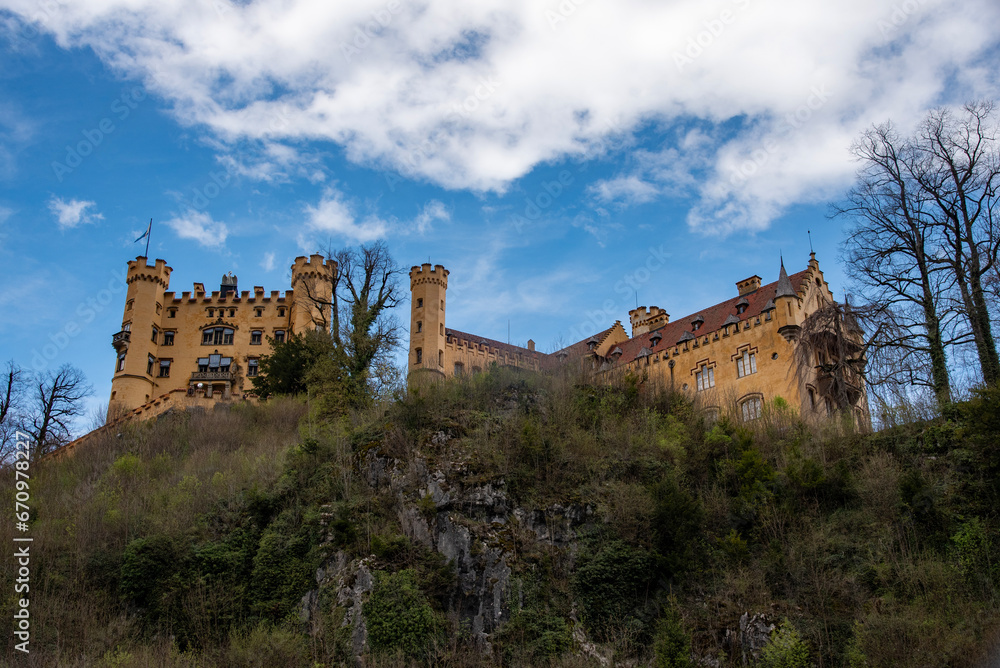 Hohenschwangau Castle, a 19th-century palace in southern Germany