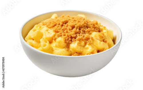 Homemade Mac and Cheese Bliss on Transparent Background