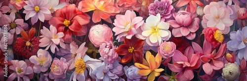 Vibrant Bouquet of Colorful Flowers