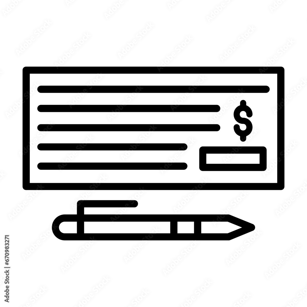 Cheque Icon