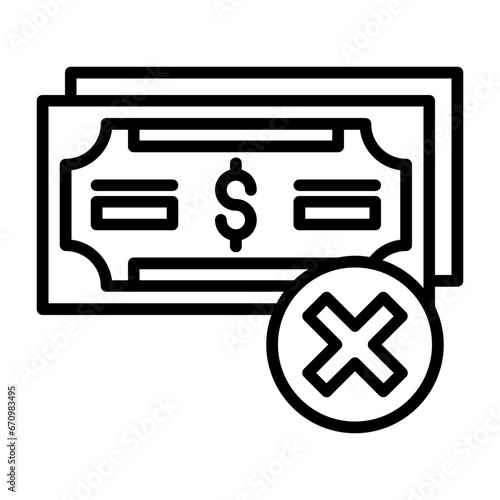 No Money Icon