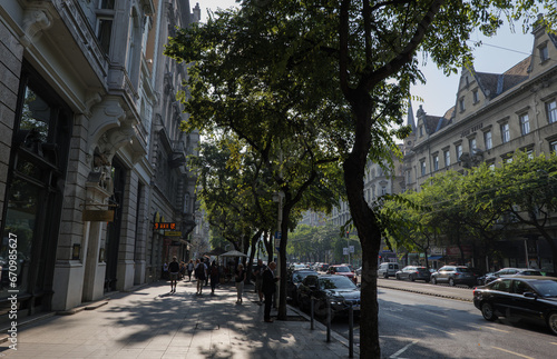 Hungary Budapest 10.25.2023 street autumn landscape