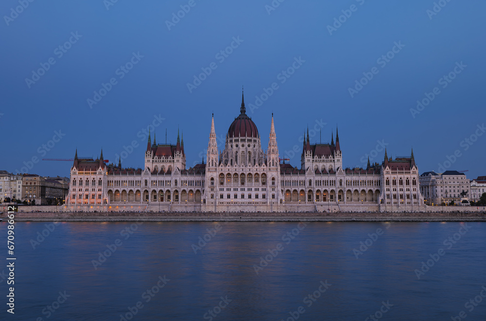 Parliament in Budapest, night photography