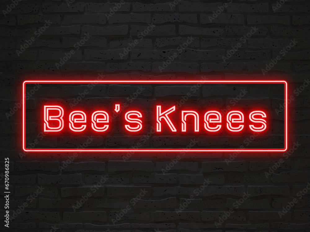 Bee's Knees のネオン文字