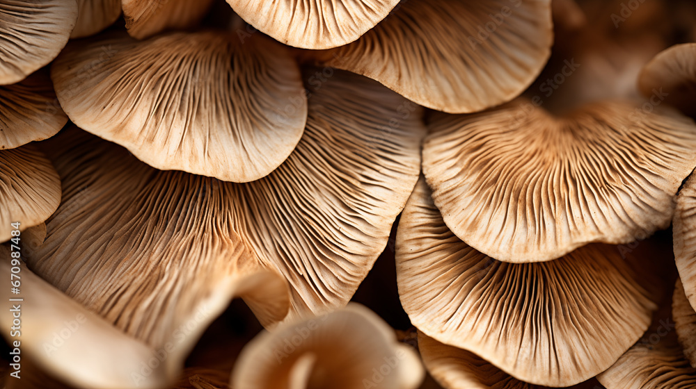 Close up of edible mushrooms (Lingzhi mushroom) as background
Close up of edible mushrooms (Lingzhi mushroom) as background