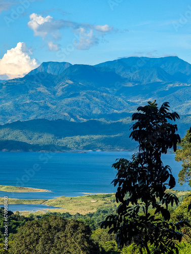 The scenic Pantabangan lake, an artificial lake found in the namesake town in the province of Nueva Ecija, Philippines. photo