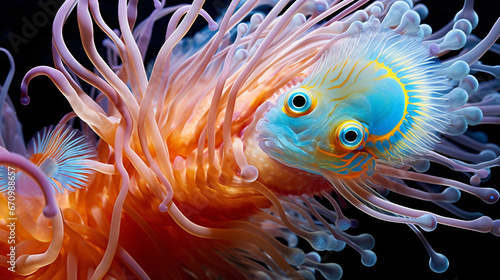 Vibrant marine showcase Captivating close-ups capturing the essence of sea life